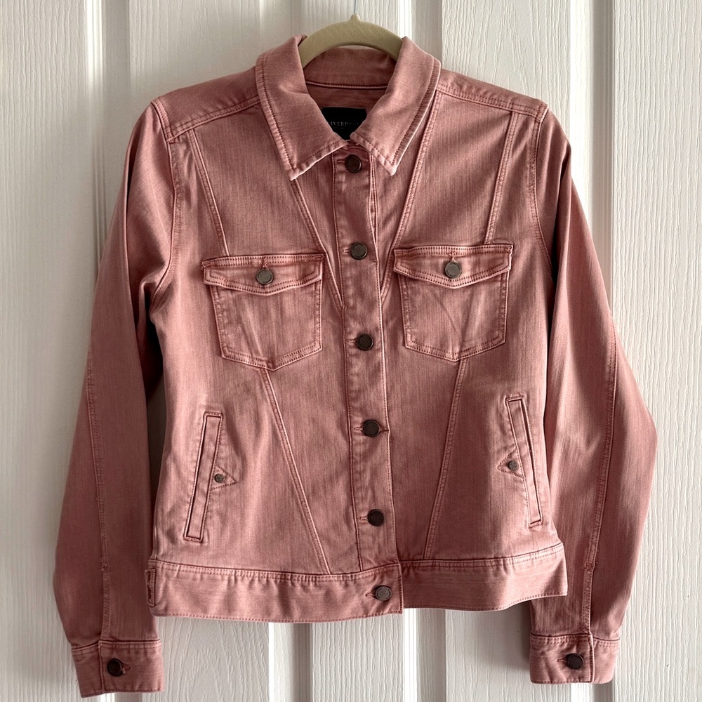 Liverpool Pink Jean Jacket Classic Denim Style